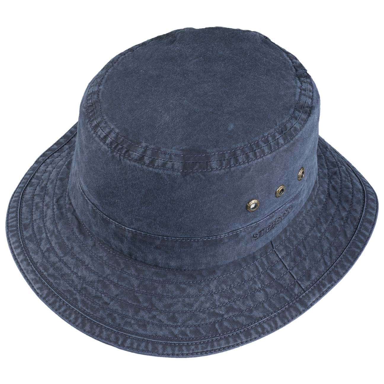 Stylish Stetson Reston Bucket Hat for Men & Women - UV Protection Summer Outdoor Hat for Beach, Hiking, and Travel