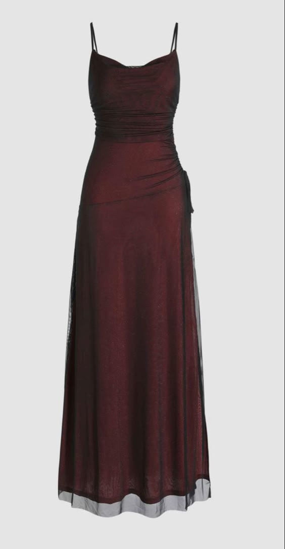 Elegant Burgundy Sheath Prom Dress - Vintage Formal Party Gown for Women - Perfect for Homecoming, Evening Galas & Special Occasions - Style J4757