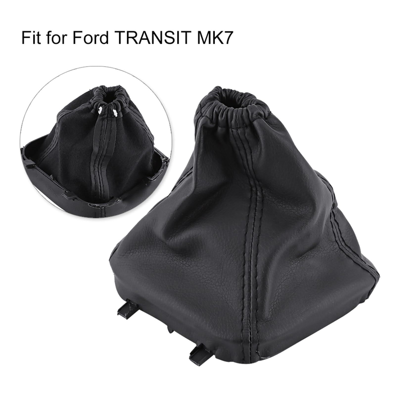 PU Leather Gear Shift Stick Cover - Replacement for Ford Transit MK7 | Durable Dust Protection & Enhanced Grip | Perfect for Daily Commuting & Long Road Trips