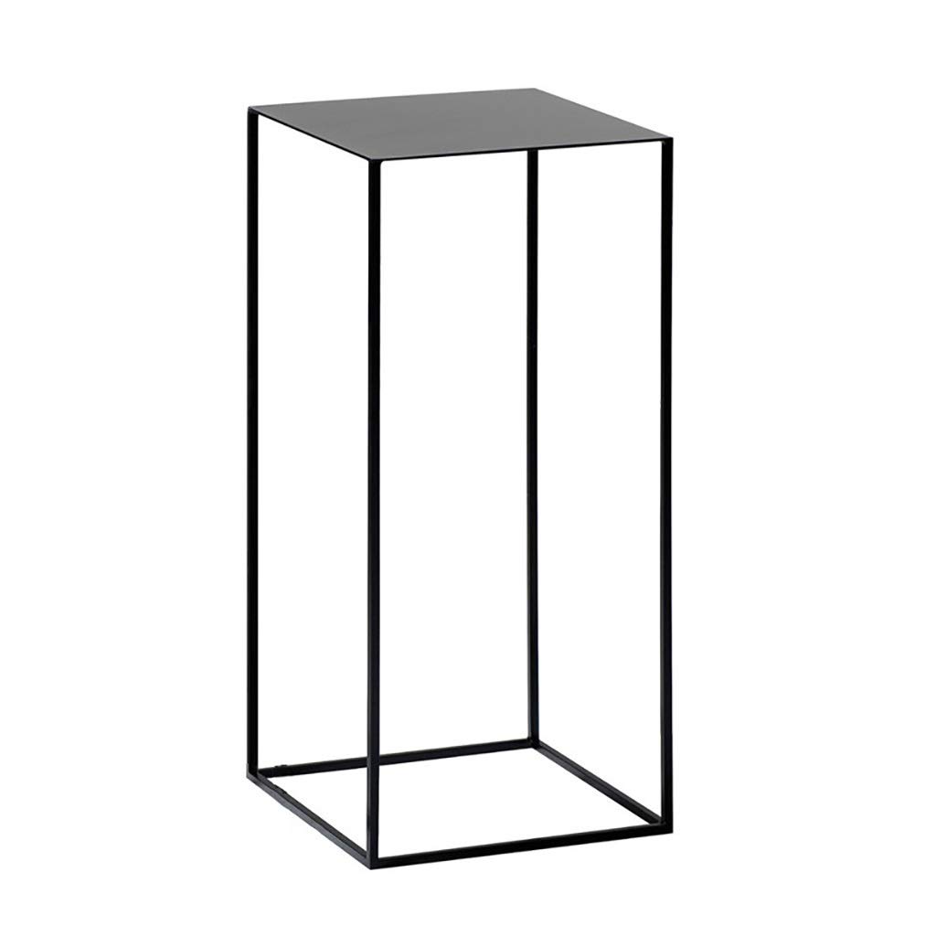 Mid Century Modern Plant Stand - Heavy Duty Outdoor Metal Potted Holder, Rustic Garden Display Rack (55x30x30cm) - Perfect for Patio, Balcony & Indoor Decor