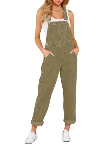 Boyfriend Overalls-slate Green