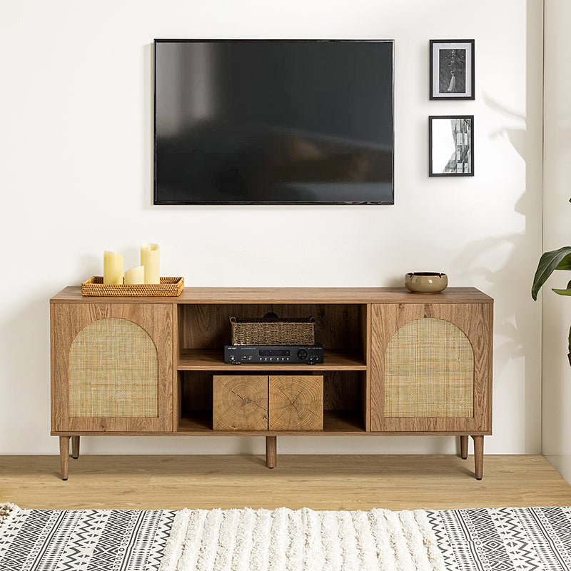 Norbert TV Stand Rattan for TVs up to 65