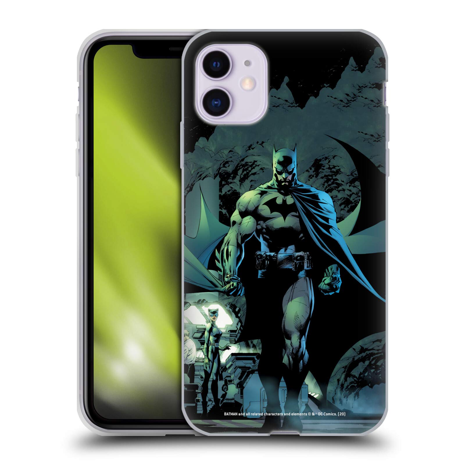 Head Case Designs Officially Licensed Batman DC Comics Hush Catwoman Iconic Comic Book Costume Soft Gel Case for Apple iPhone 11 - Perfect for Cosplay, Comic Con, and Superhero Fans
