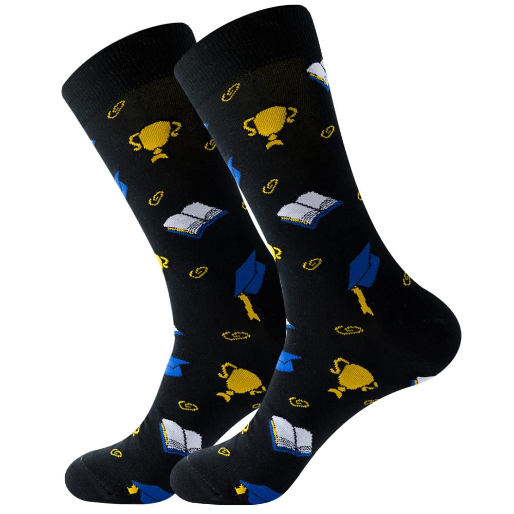 Trendy Geometric Animal Print Socks for Men & Women - Creative Floral Pattern Tube Socks for Casual Wear, Gifts & Fashion Outfits