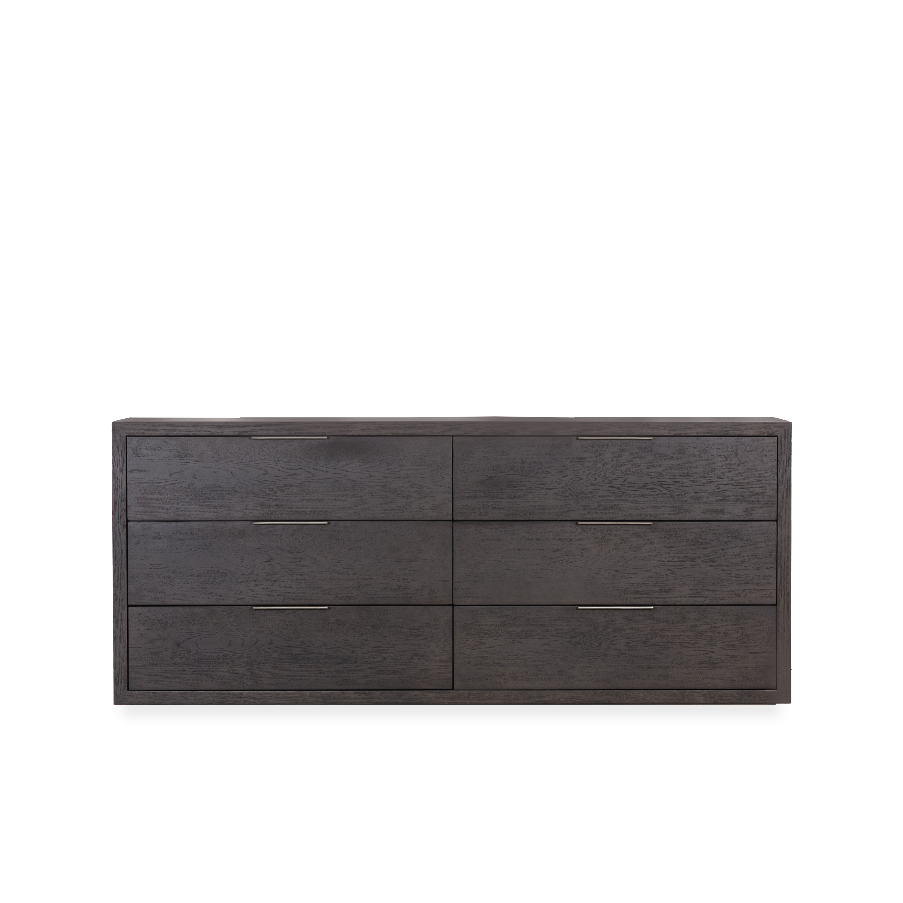 Evoke Dresser - 6-Drawer Modern Wooden Chest of Drawers for Bedroom, Living Room & Office Storage | Stylish & Functional Furniture for Home Organization