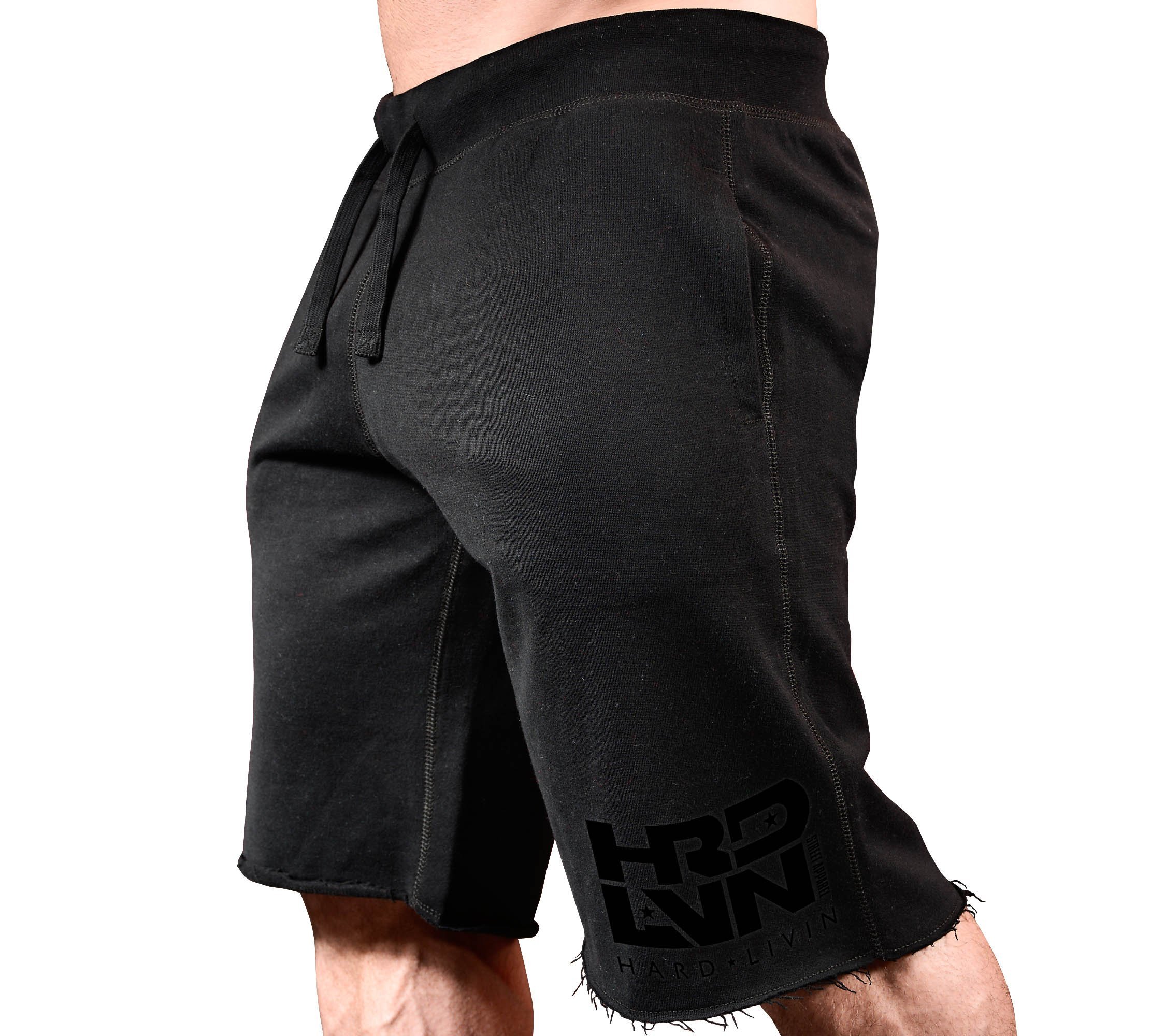 Men's Workout Gym Shorts - HRD-LVN Fitness Sweat Shorts for Running, Training & Active Lifestyle | Breathable & Comfortable Workout Apparel