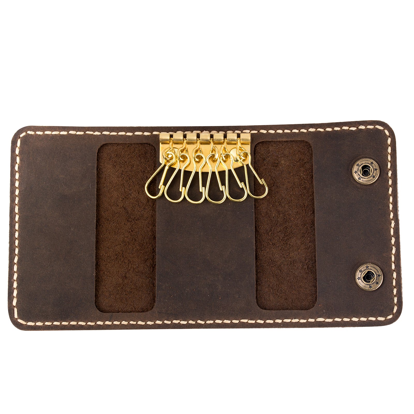 Ancicraft Genuine Leather Keychain Wallet - RFID Blocking Card Holder for Men & Women - Perfect for Travel, Work, and Everyday Use