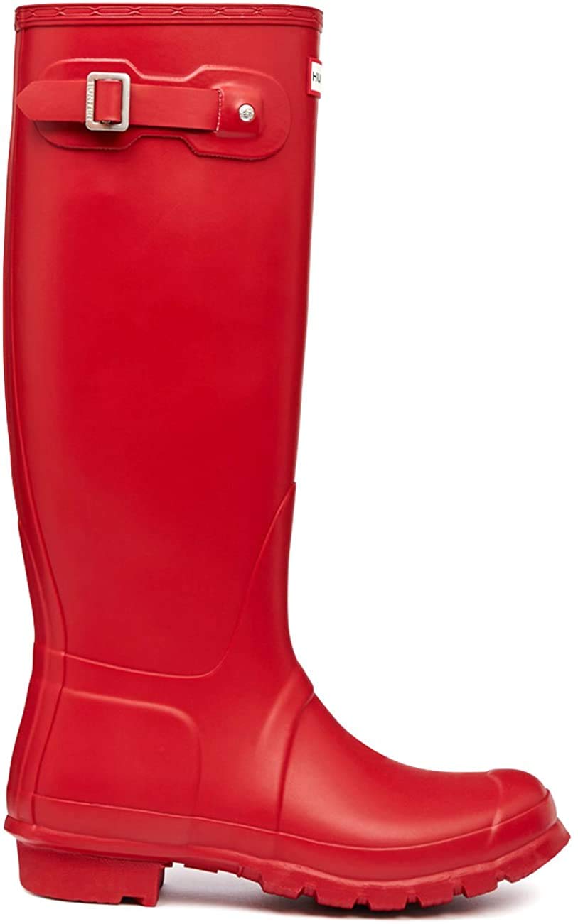 Hunter Women's Original Tall Rain Boots - Waterproof Rubber Rain Boots for Women - Comfortable & Stylish Rain Shoes for Gardening, Hiking, and Outdoor Activities