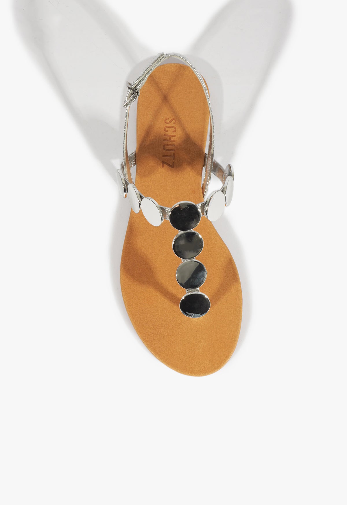 Acacia Silver Leather Sandal - Women's Comfortable Strappy Sandals for Summer | Perfect for Beach, Vacation & Casual Outings
