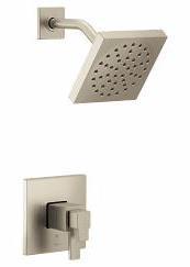Moen 90 Degree M Core 4 Series Shower Trim in Brushed Nickel - Water Efficient Eco Performance (Model UTS4715EPBN) for Modern Bathroom Renovations