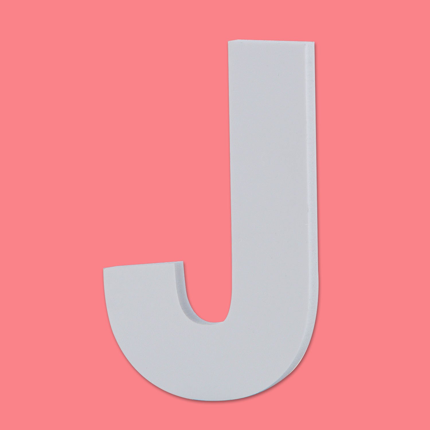 Custom DIY Marquee Letter Banner - Personalized Nursery Wall Decal Sticker for Girls' Room, Baby Shower & Wedding Decor - White J Initial Name Sign | Perfect for Nursery Decor, Birthday Parties & Wedding Backdrops