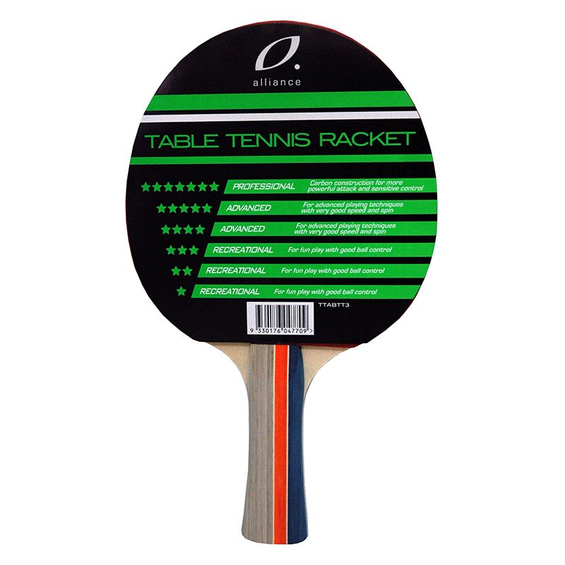 Alliance Typhoon 3 Star Table Tennis Bat - Professional Ping Pong Paddle for Spin & Control | Perfect for Tournaments & Home Practice