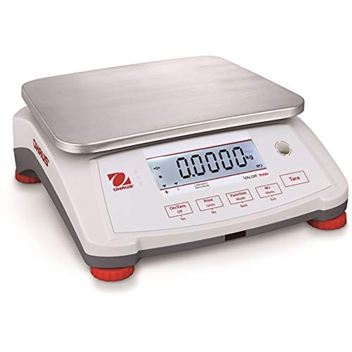 Ohaus V71P6T Digital Compact Bench Scale - 6kg Capacity with LCD Display for Precise Weighing in Labs, Kitchens, and Industrial Use