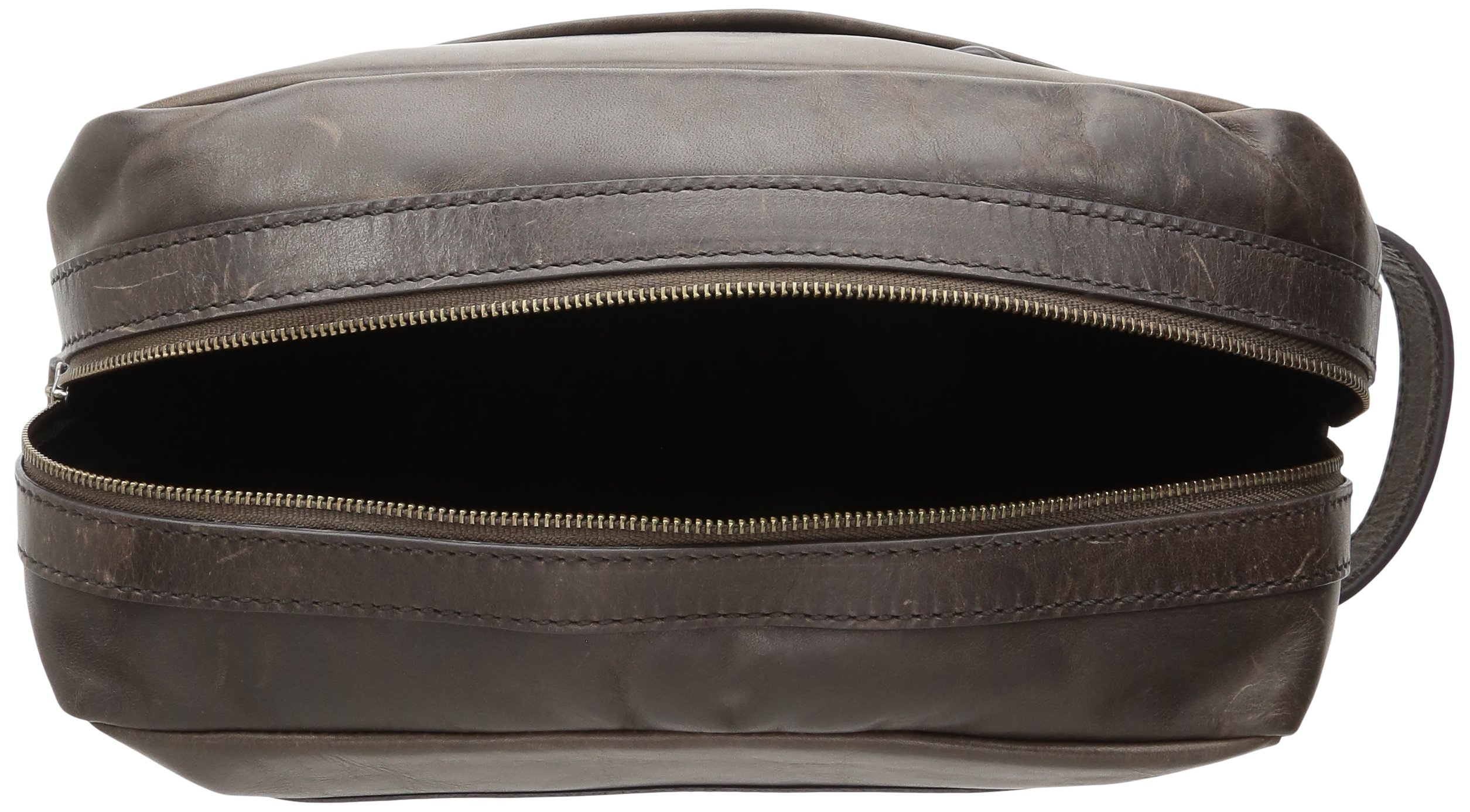 FRYE Men's Logan Large Travel Dopp Kit - Premium Leather Toiletry Bag for Men - Perfect for Business Trips, Gym & Weekend Getaways