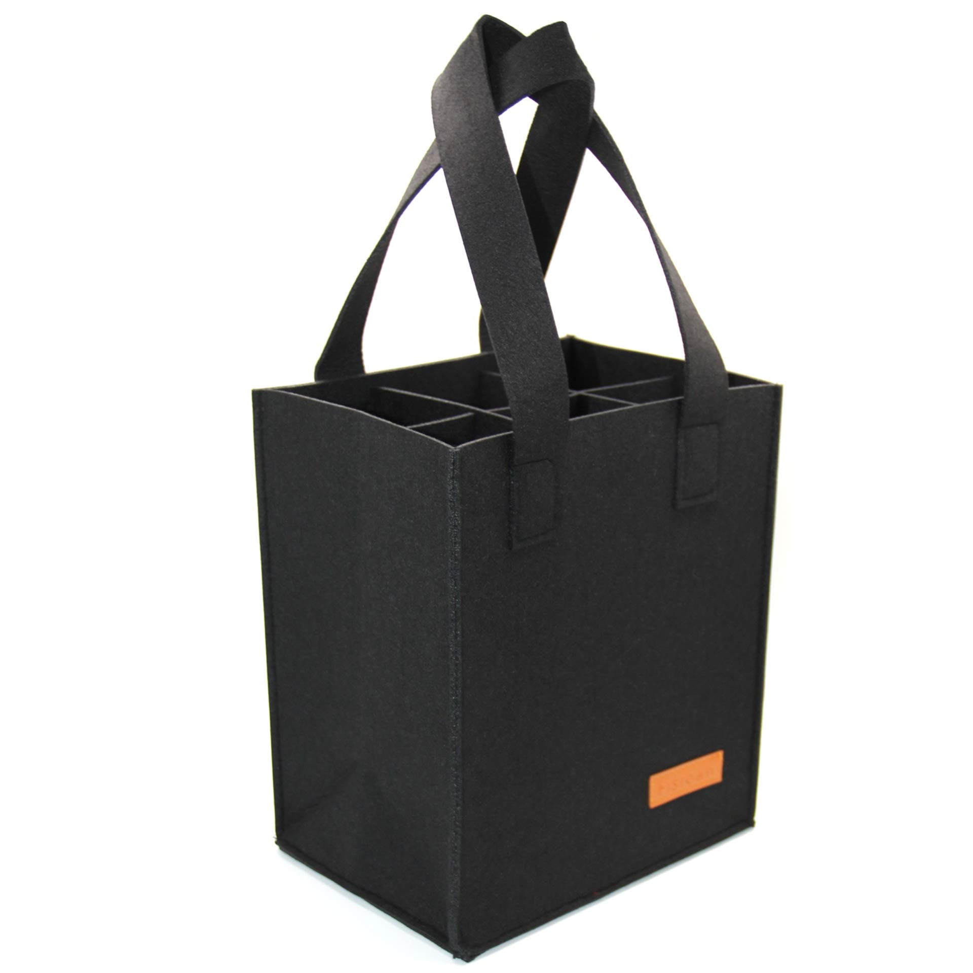 6 Bottle Wine Tote Bag - Reusable Travel & Picnic Carrier for Wine Lovers