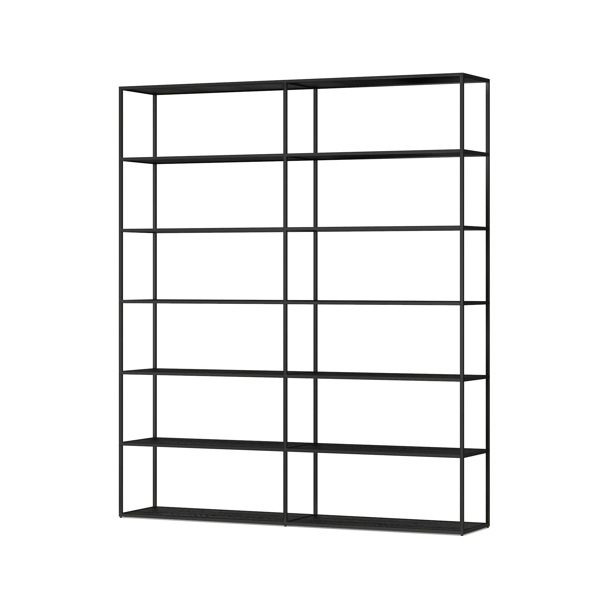 LIUM Decorative Shelving Unit XL 2x6 - Modern Wall Shelf for Living Room, Bedroom & Office Storage - Perfect for Displaying Books, Plants & Home Decor