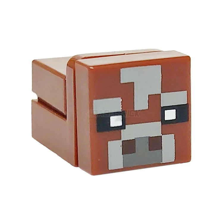 LEGO Minifigure Micromob Minecraft Cow Micro Figure - Official Minecraft Building Toy for Kids & Collectors - Perfect for Play, Display, and Minecraft Themed Parties