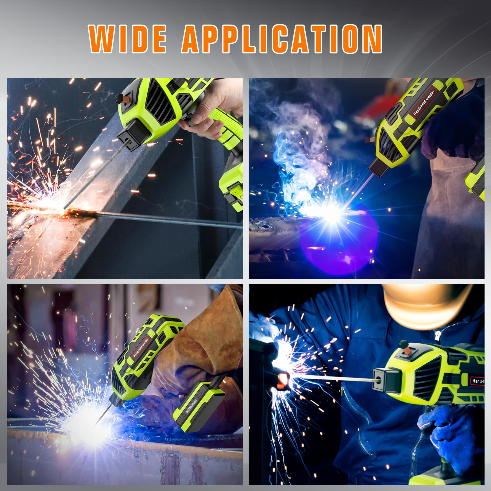 110V 120Amp IGBT Inverter Welding Machine - Portable Handheld ARC Welder Gun with Digital Display & 6 Variable Current Settings (1/16''-1/8'' Rods) - Ideal for DIY Projects, Home Repairs, Metal Fabrication & Automotive Welding - Green