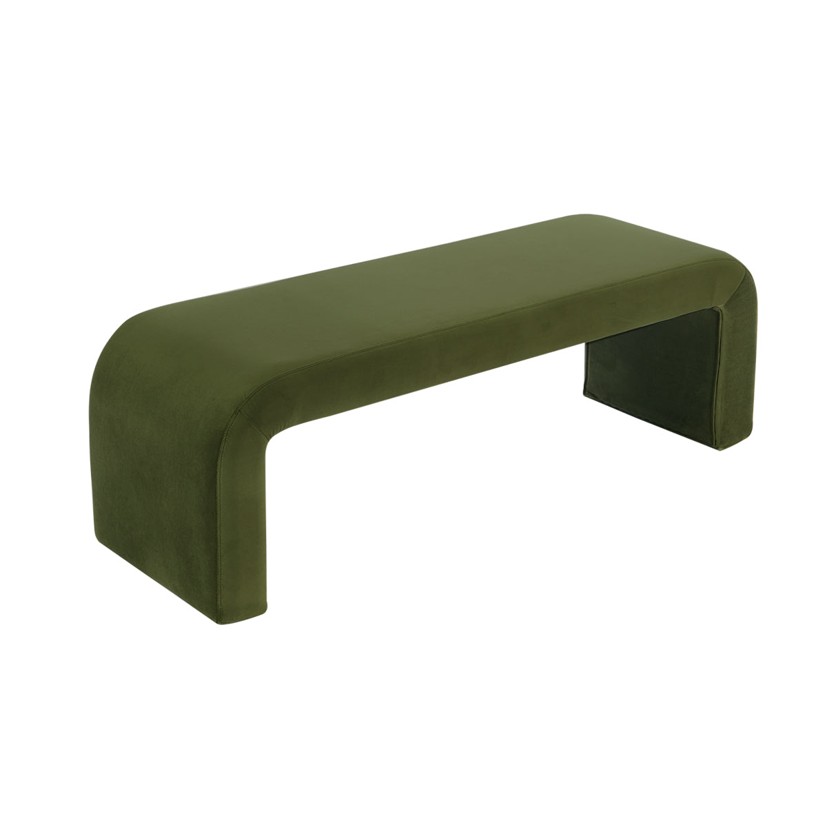 Juliette Velvet Upholstered Bench with Wooden Legs - Elegant Entryway, Bedroom, or Living Room Seating - Perfect for Home Decor and Extra Storage