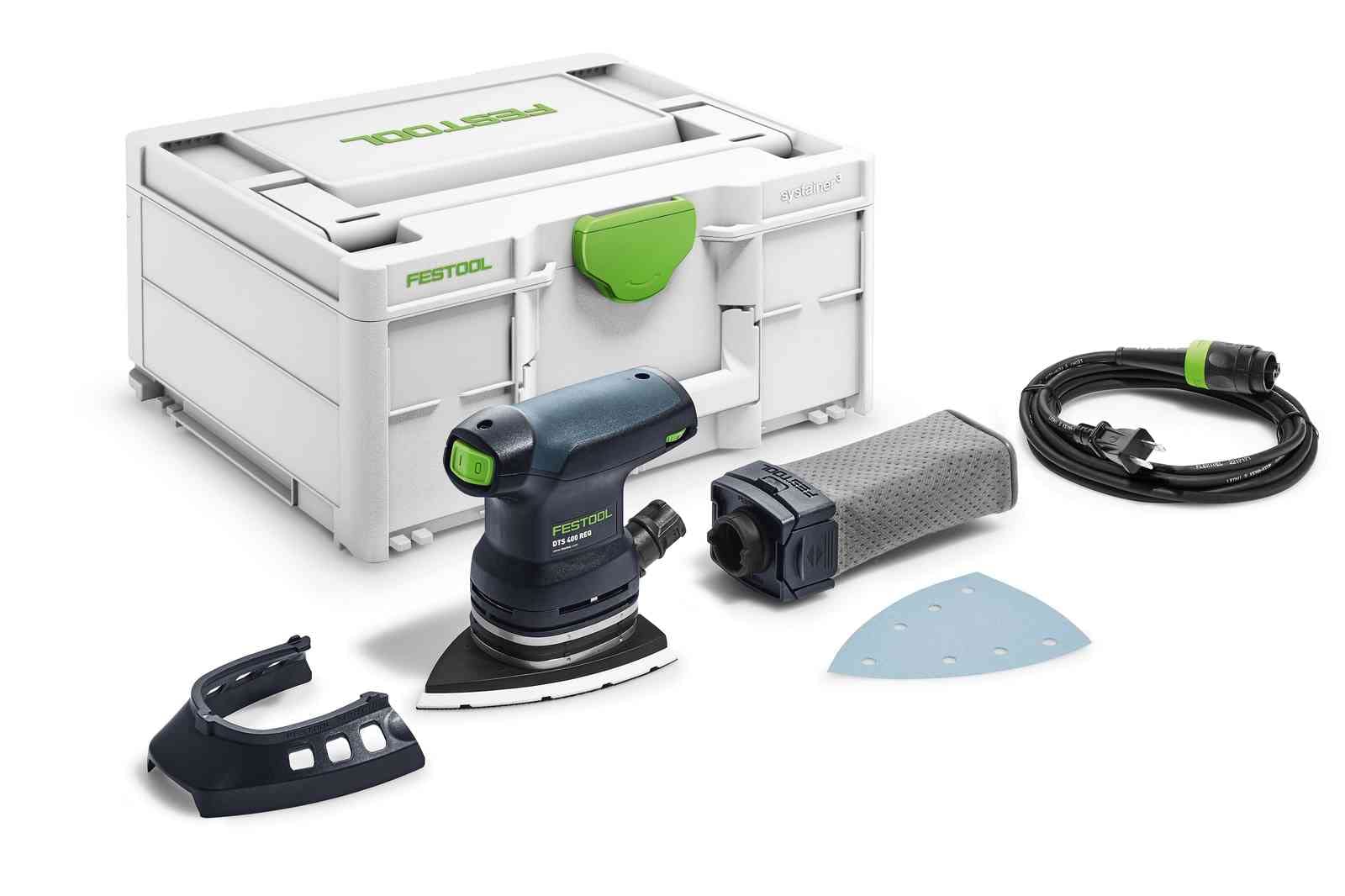 Festool 577520 DTS 400 REQ-Plus Electric Finish Delta Sander - Professional Woodworking & DIY Sanding Tool for Furniture, Cabinets & Detailed Projects