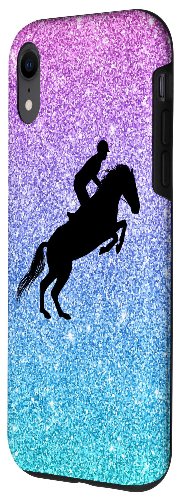 iPhone XR Cute Jumping Horse Phone Case - Trendy Protective Cover for Girls, Teens & Women - Perfect Gift for Birthday, Christmas & Everyday Use