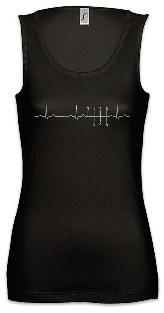 Urban Backwoods Heartbeat Gear Shift Women's Tank Top - Gym Fitness Training Shirt for Workouts & Yoga | Stylish Athletic Wear for Women