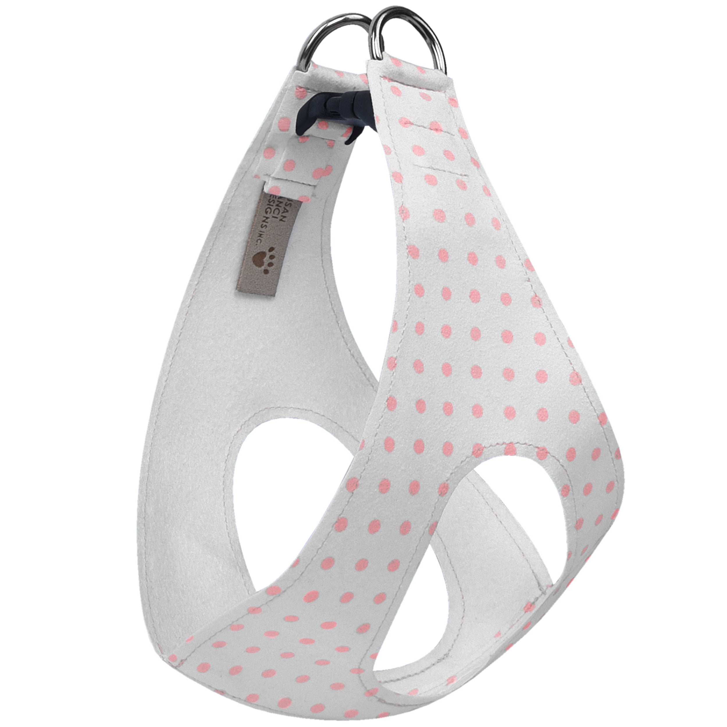 Polka Dot Step In Dog Harness - Adjustable Soft Pet Vest for Small Medium Dogs - Perfect for Walking, Training & Outdoor Adventures