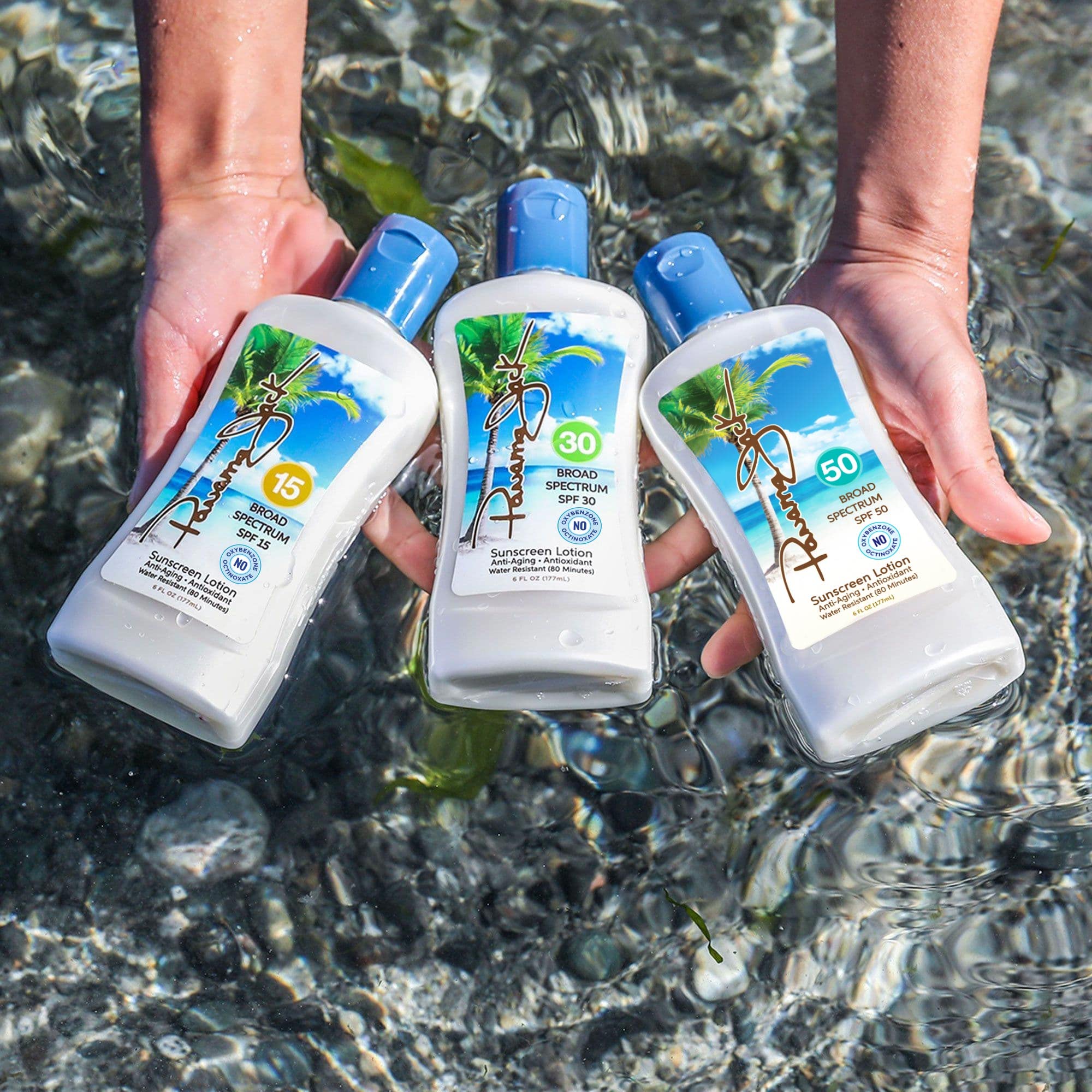 Panama Jack SPF 50 Sunscreen Lotion - Broad Spectrum UVA/UVB Protection, Water Resistant, Reef Safe (Pack of 1) - Perfect for Beach, Pool & Outdoor Activities