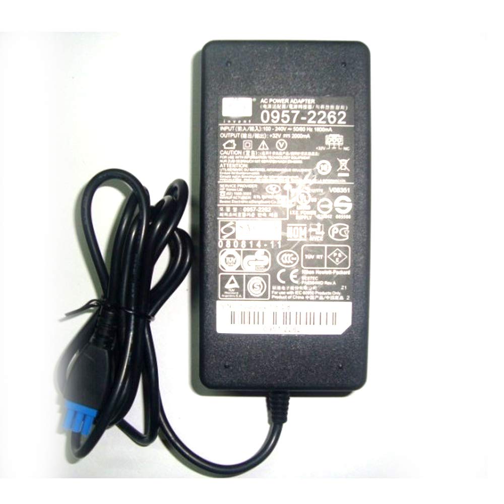 Original HP Printer Power Supply Adapter 0957-2262 PSU 32V 2000mA Replacement Charger Cable - Compatible with HP Printers - Perfect for Home & Office Use