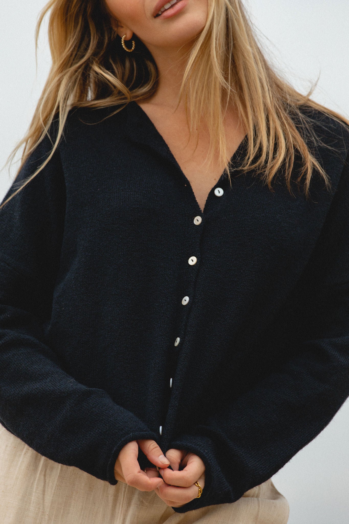 Free Falling Button Cardigan for Women - Soft & Stylish Open Front Knit Sweater | Perfect for Casual Outfits, Layering in Fall & Winter