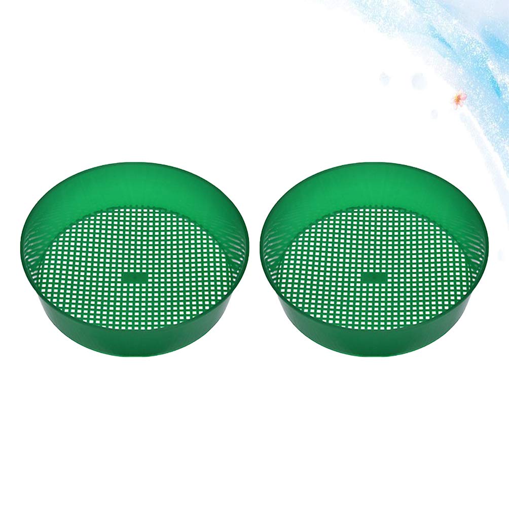 2-Piece Garden Sieve Set - Heavy Duty Stone Riddle for Soil Sifting, Compost Screening & Rock Removal - Perfect for Landscaping, Gardening & DIY Projects