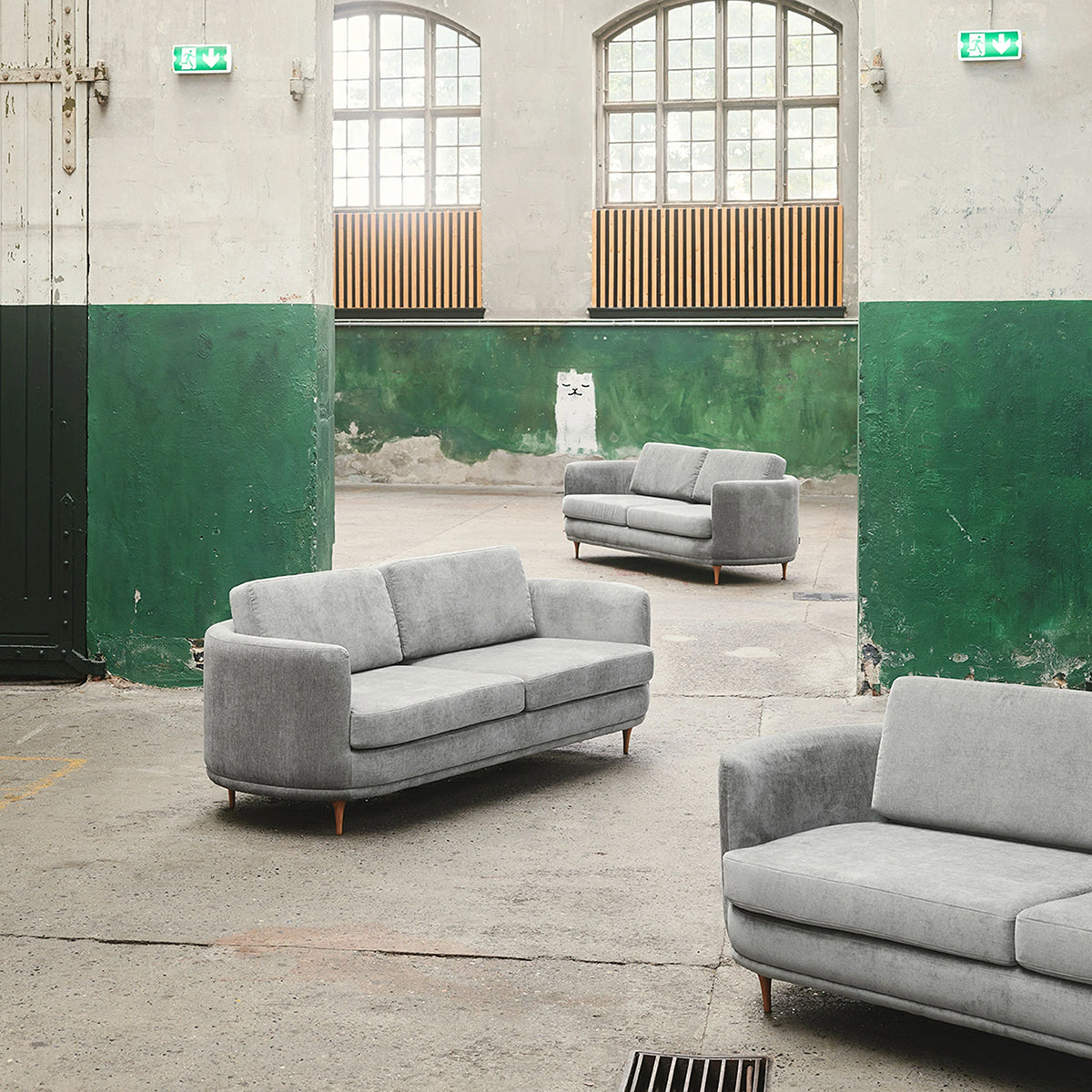 Elinor Fabric 3-Seater Sofa - Modern Comfortable Living Room Couch for Small Spaces, Apartments & Cozy Homes | Perfect for Lounging, Entertaining & Relaxing