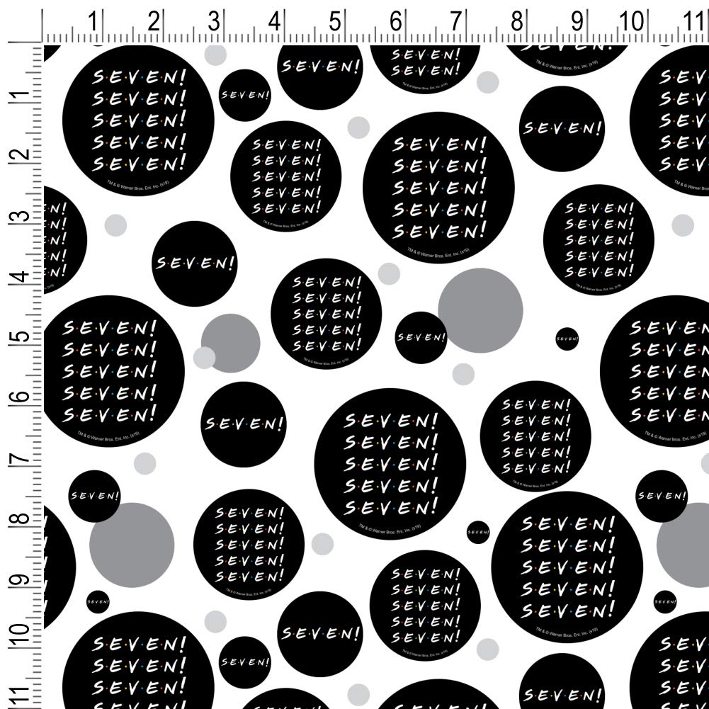Friends TV Show Themed Gift Wrap Paper Roll - 7 Unique Designs for Birthday, Christmas & Party Presents - Perfect for Fans & Collectors
