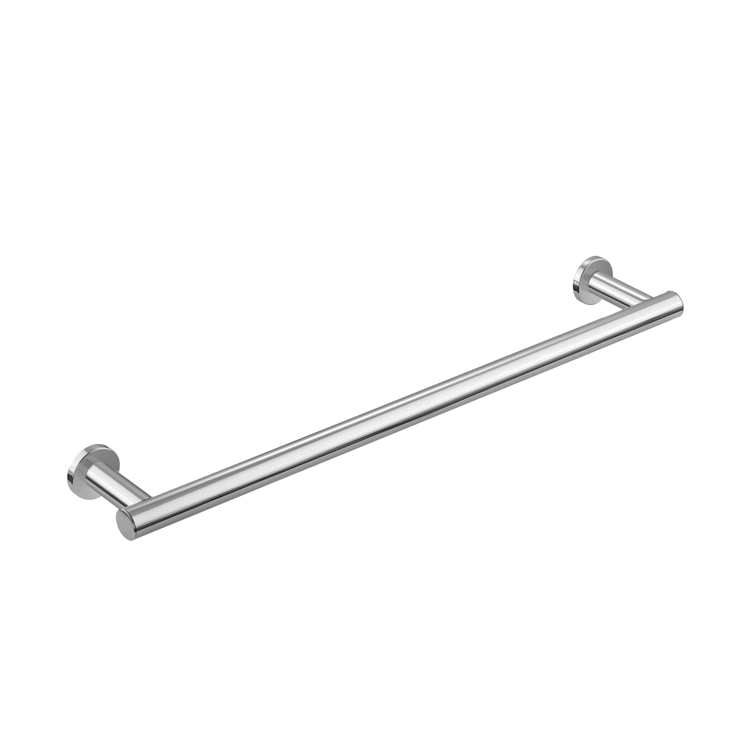Stainless Steel Architect Single Towel Bar - Modern Bathroom Towel Rack for Kitchen & Bathroom Organization - Perfect for Small Spaces, Apartments, and Dorm Rooms