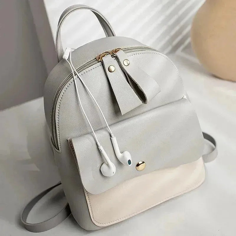 Mini Multi-Function Backpack for Women & Teens - Lightweight, Water-Resistant, Durable for School, Travel & Daily Use