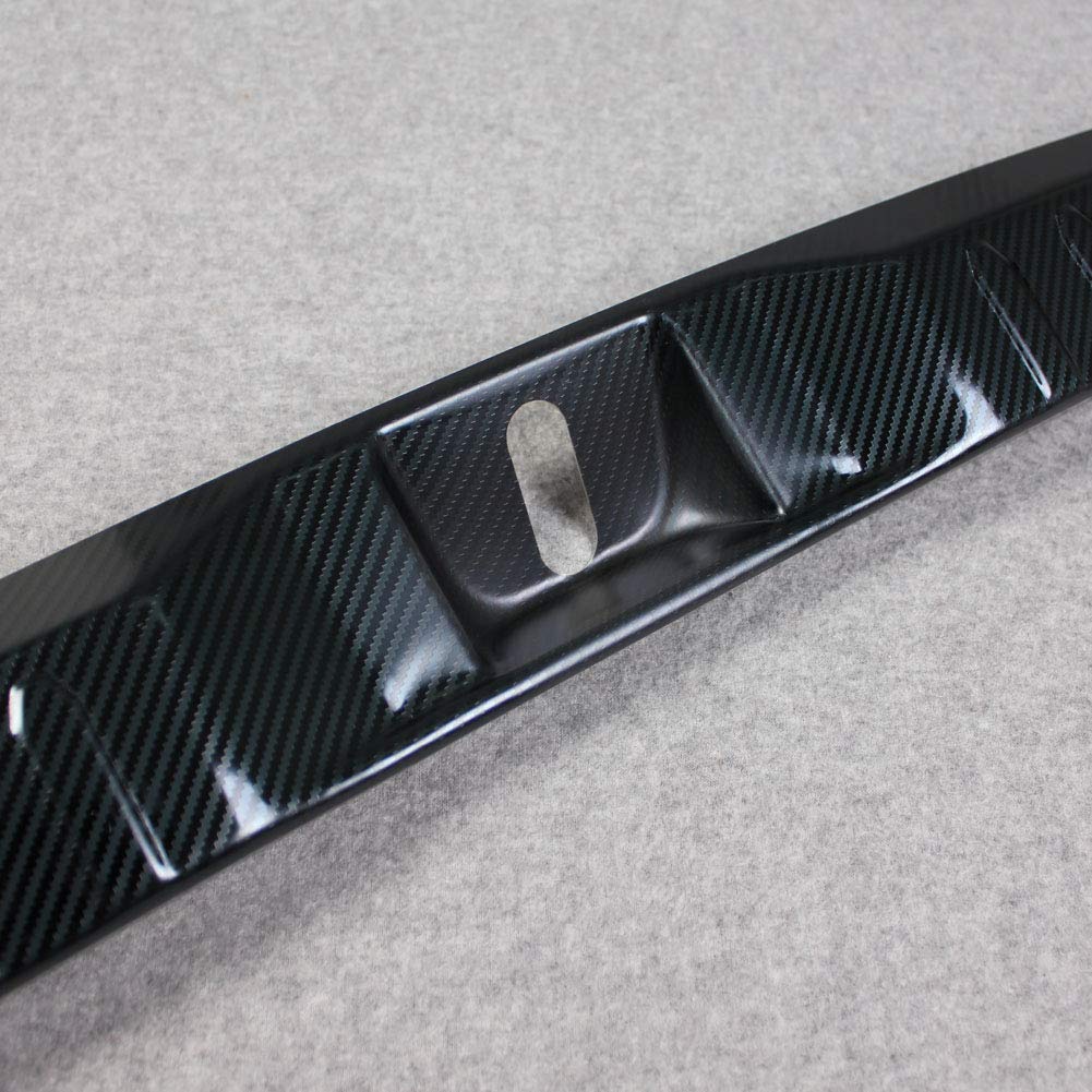 Beautost Carbon Fiber Rear Bumper Sill Plate Guard Cover for Toyota RAV4 2019-2025 - Interior Protection & Style Upgrade for Daily Commute & Road Trips