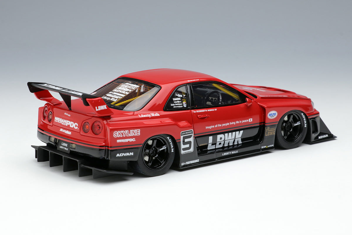 1:43 Nissan Skyline LB ER34 Super Silhouette Diecast Model Car - Tokyo Auto Salon 2020 Limited Edition - Perfect for Collectors, Car Enthusiasts & Display Showcase