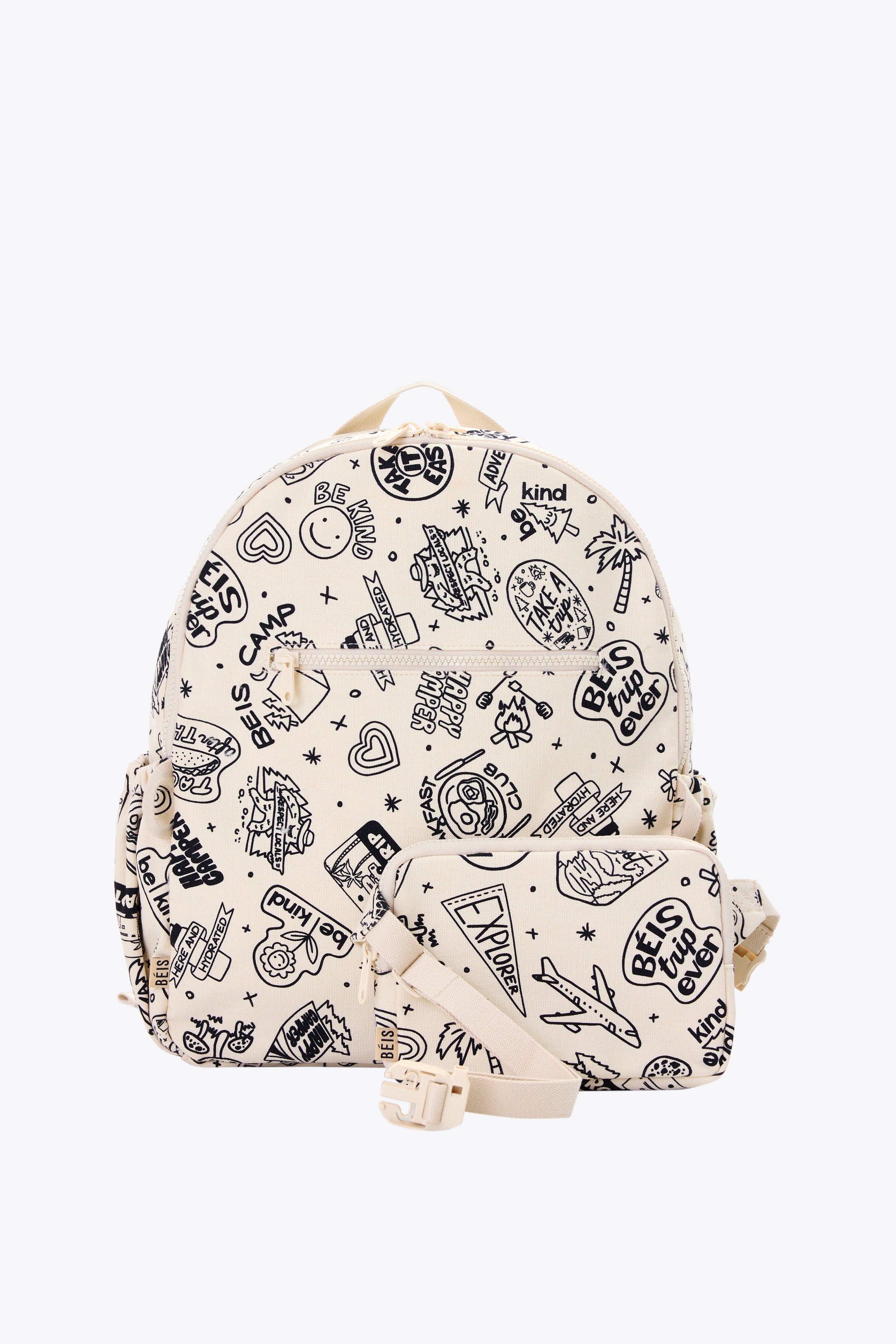 Doodle Print Kids Backpack - Lightweight School Backpack for Boys & Girls - Perfect for School, Travel & Daycare