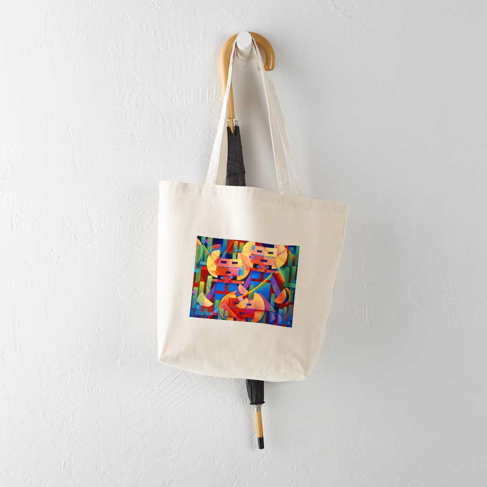 Cactus Spirits' Natural Canvas Tote Bag - Eco-Friendly Reusable Shopping Bag for Groceries, Beach & Daily Use | CafePress