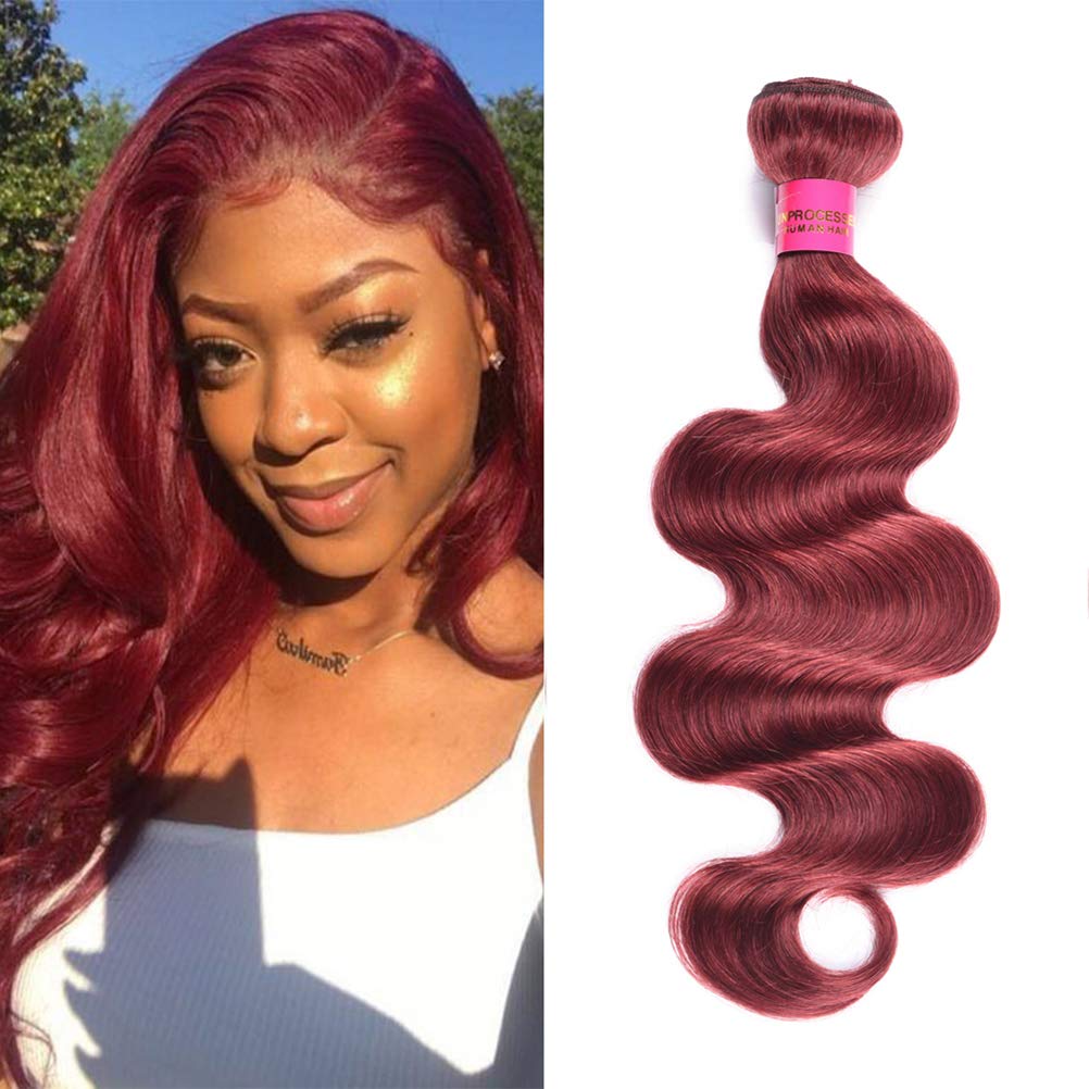 WOME Peruvian 100% Unprocessed Human Hair Bundles - 1 Bundle Body Wave Hair Extensions (22