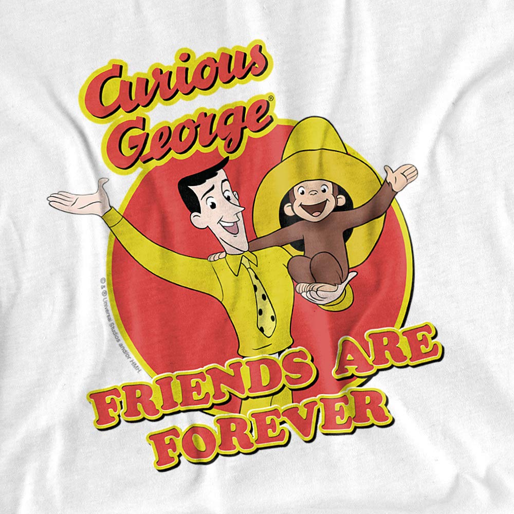 Curious George Friends Women's T-Shirt | Cute Cartoon Graphic Tee for Women | Casual Outfit, Lounge Wear & Gift Idea