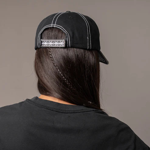 Vulk Dusty Black Unixes Baseball Cap - Adjustable Snapback Hat for Men & Women - Casual & Sporty Style for Outdoor Activities, Travel, and Daily Wear