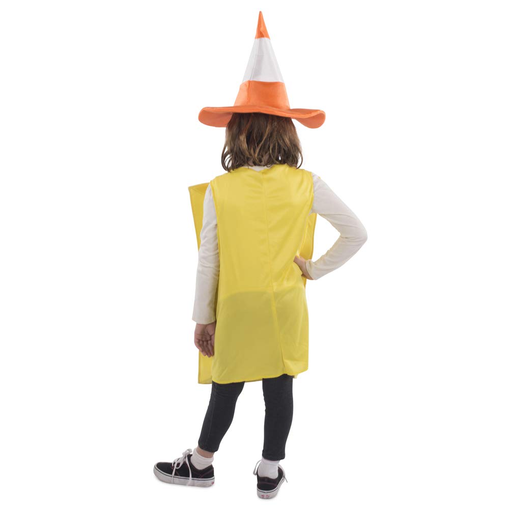 Kids Traffic Light Costume with Safety Cone Hat - Fun Dress Up for Halloween, School Plays & Safety Awareness Events