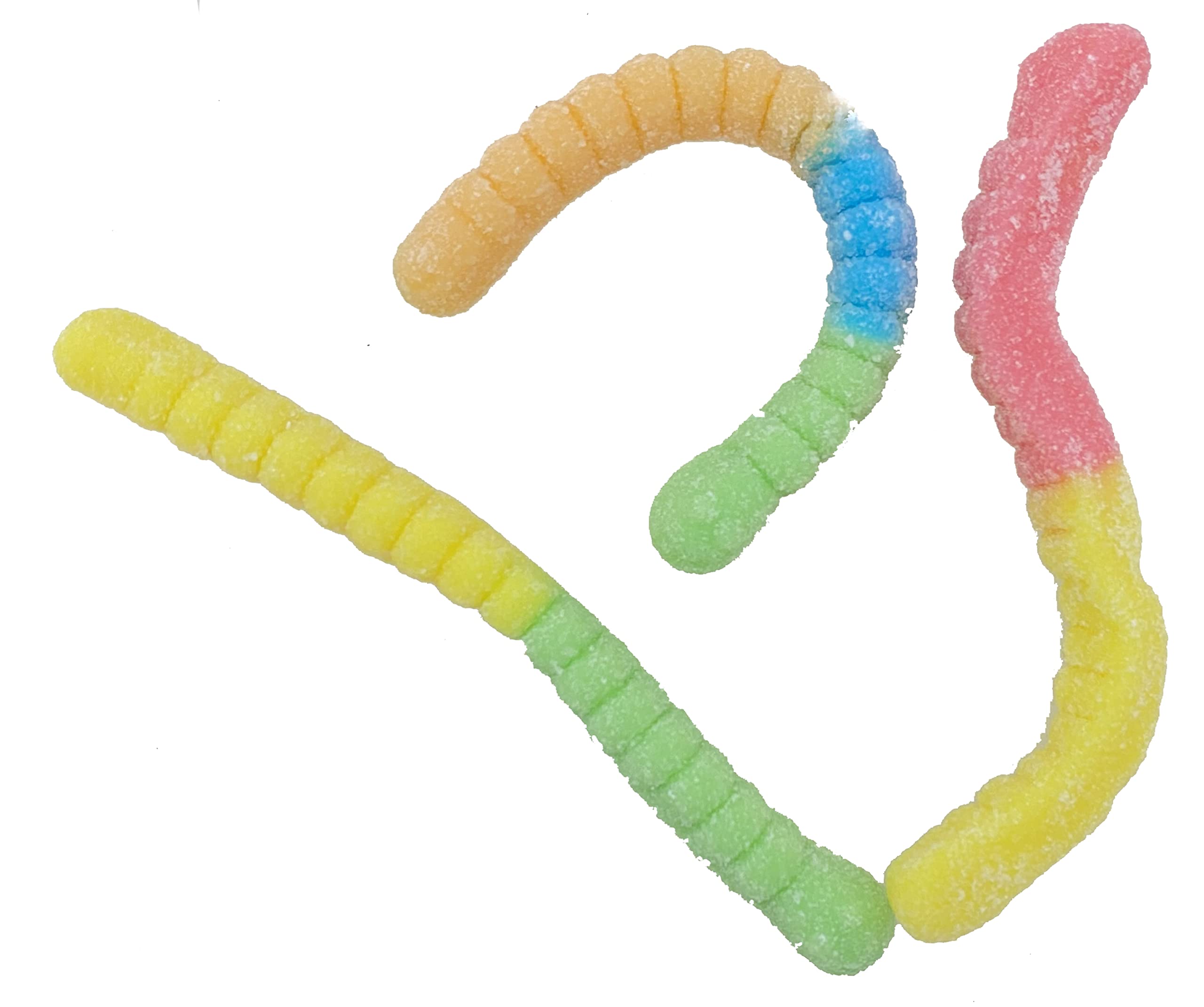 Sour Gummy Worms Candy 10oz - Kosher & Halal - Resealable Pack for Snacking