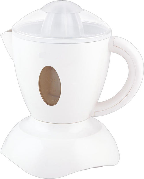 Queen Chef 20W Electric Citrus Juicer - White, Compact & Powerful for Fresh Orange, Lemon, Grapefruit Juice - Perfect for Breakfast, Brunch, Cocktails & Healthy Living