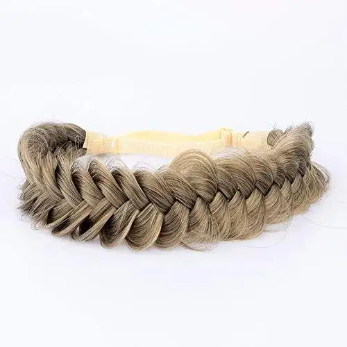 Stylish Synthetic Hair Braided Headband for Women – Fashionable Hair Accessory for Everyday Wear, Parties & Special Occasions
