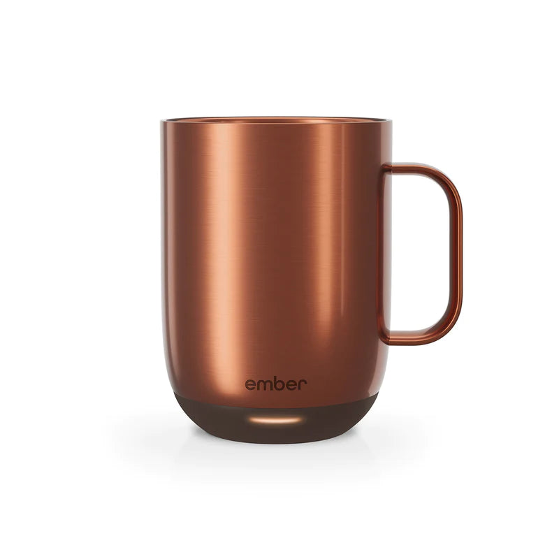 Ember 14Oz Metallic Travel Mug - Smart Temperature Control Stainless Steel Coffee Cup for Hot & Cold Drinks - Perfect for Commuting, Office, and Outdoor Adventures