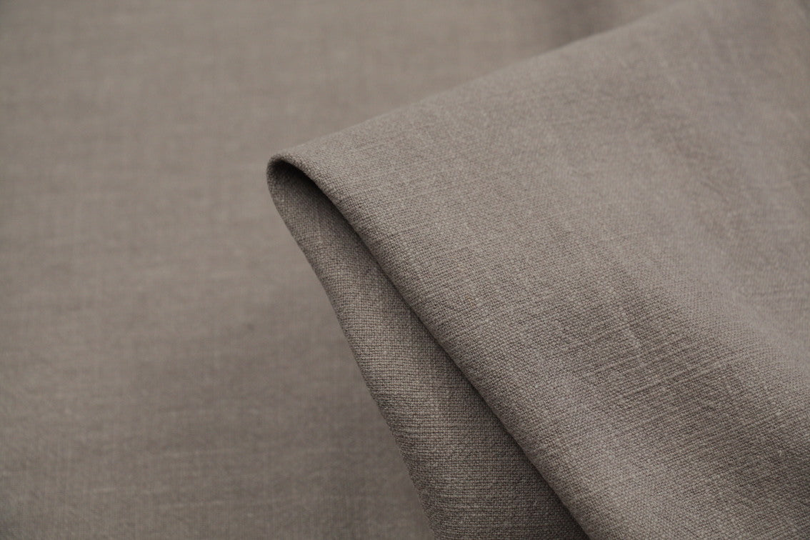 Premium Ash Pebble Wash Linen Fabric - Soft & Durable Natural Textile for Home Decor, Clothing & DIY Crafts | Perfect for Curtains, Upholstery & Fashion Design