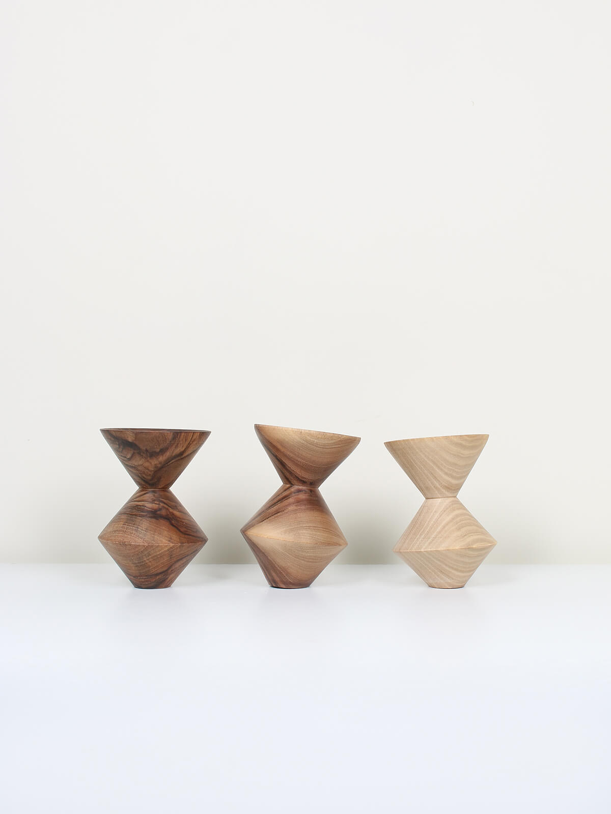 Handmade Walnut Wood Incense Holder - Modern Cubist Design for Aromatherapy & Meditation | Home Decor & Yoga Studio Essential
