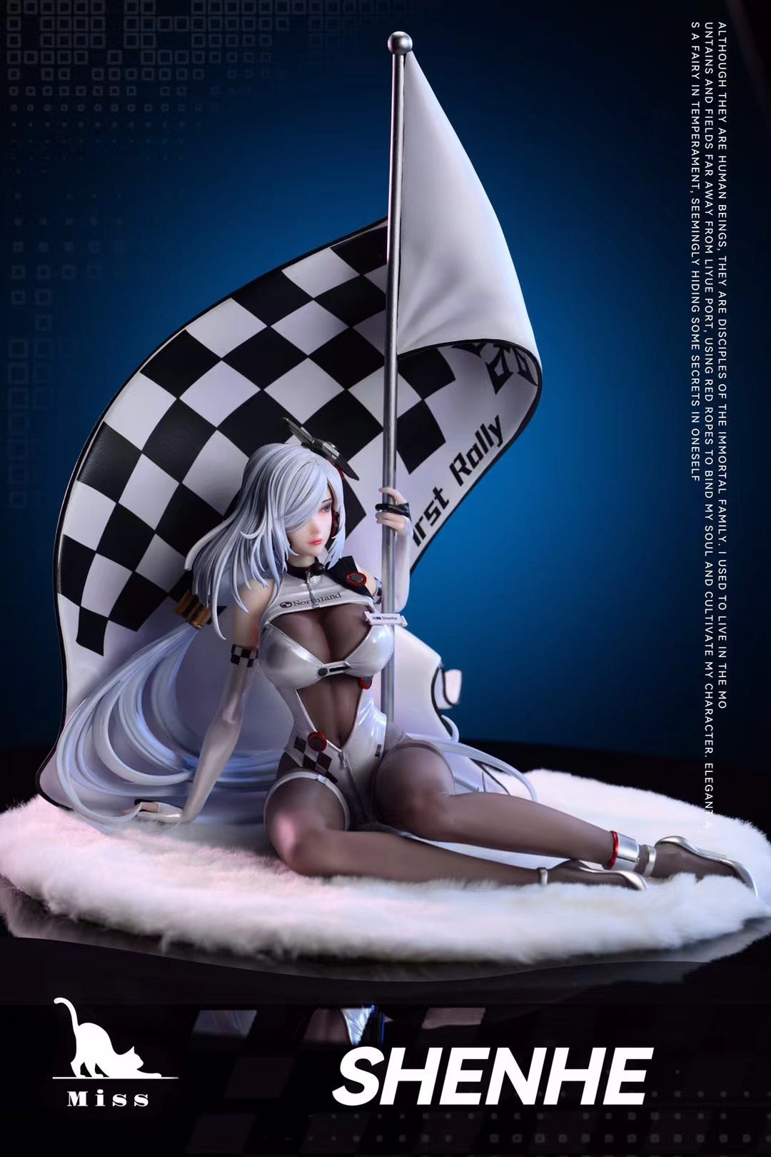 Miss Studio Race Queen Shen He Cosplay Costume - Elegant Anime Outfit for Conventions, Halloween & Cosplay Events